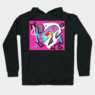 Pink abstract Hoodie